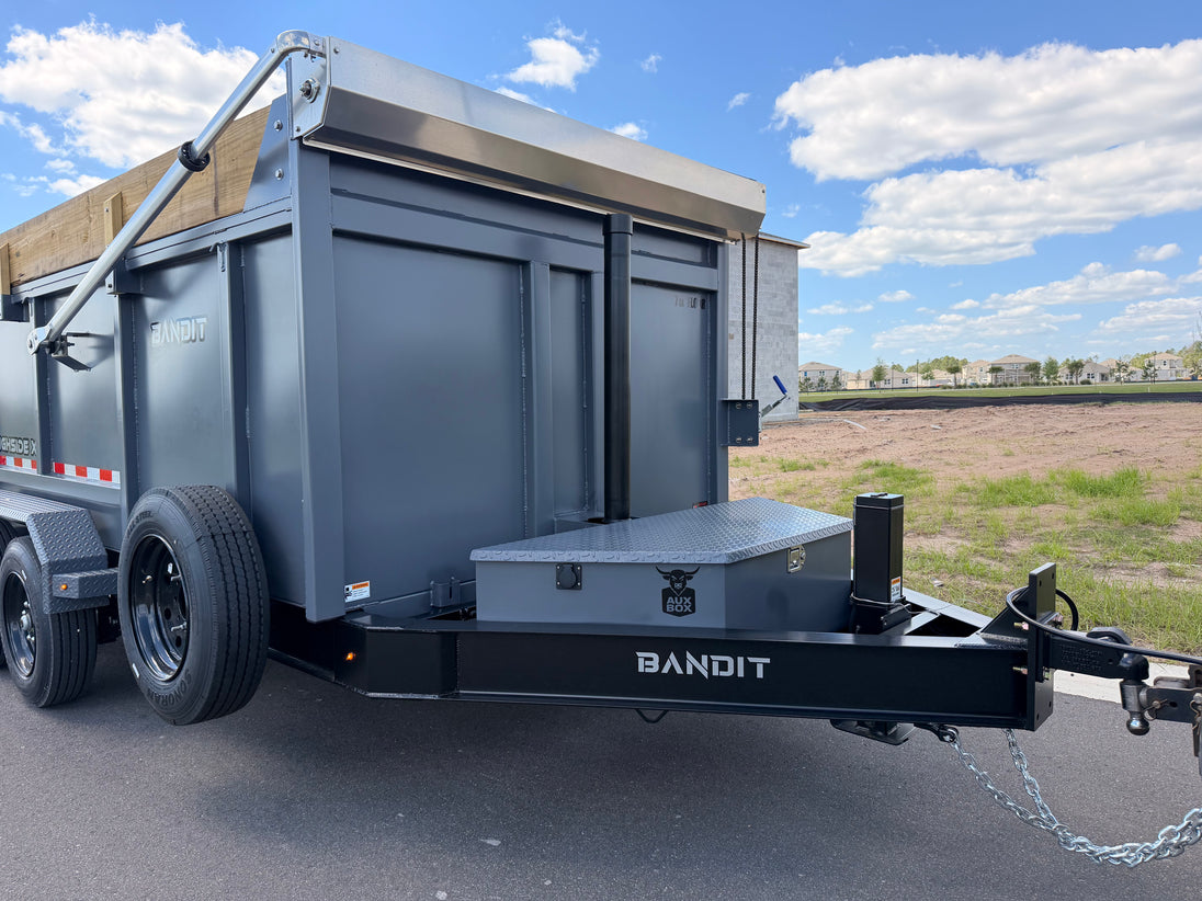 Example Trailer Picture Dump Trailer, 7' x 14' High Side
